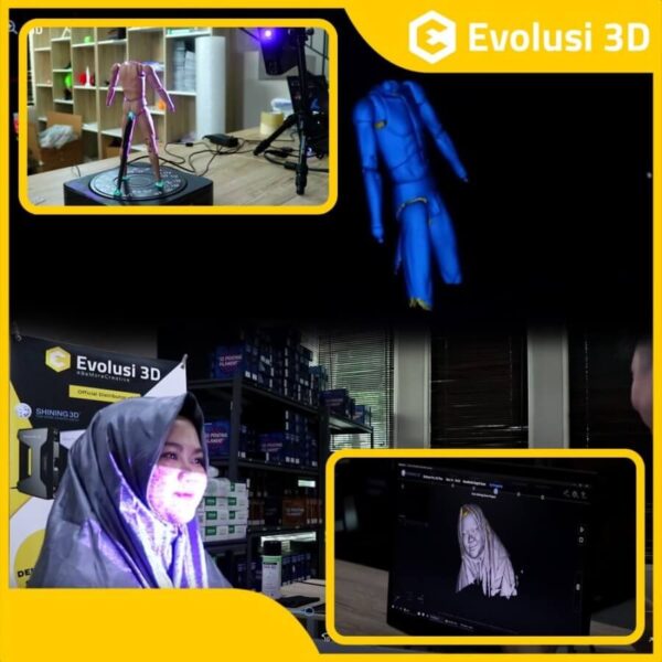 asa 3D Scan Professional dan Reverse Engineering Einscan 3D scanning