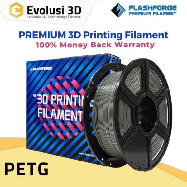 PETG 1kg Premium Filament 1,75mm Silver