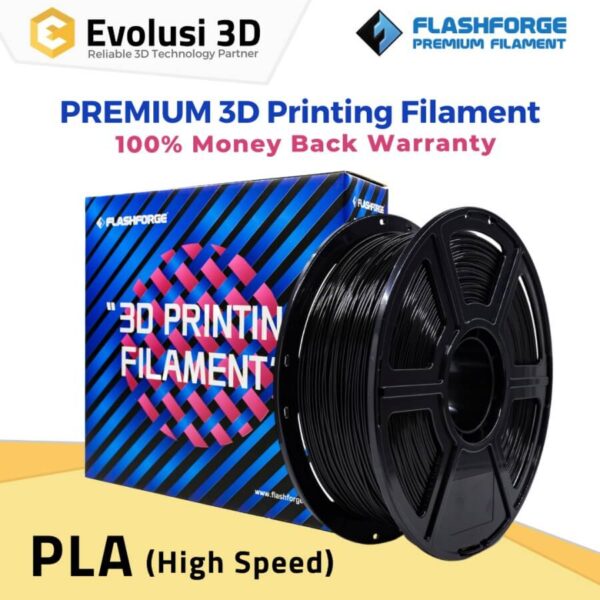 PLA High Speed 1Kg 1.75mm Filament Black