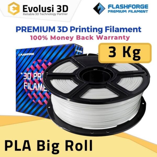PLA Pro Big Roll 3kg White