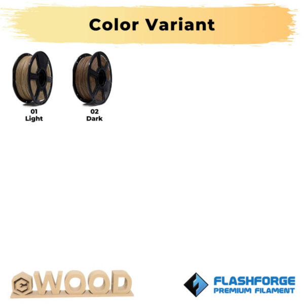 Color Variant Tinta Spesial Filament Wood 500gr